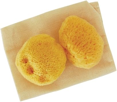 Sea Pearls- Premium Ultra Soft Reusable Sea Sponges- Small 2-Pack