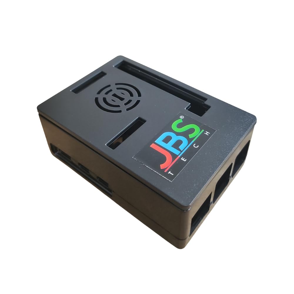 JBS TECH Raspberry Pi Case for Raspberry Pi 5 Model B (4Gb/8Gb/16Gb) with Fan Mount & Non-Slip Feet - (Incl. Screw & Rubber Pad Kit) - Black-picture-18