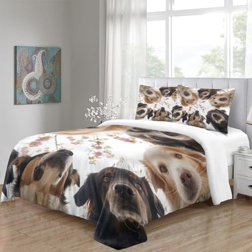 Set de housse de couette Bernese Mountain 3 pièces 260x220cm avec taies d'oreiller - 5