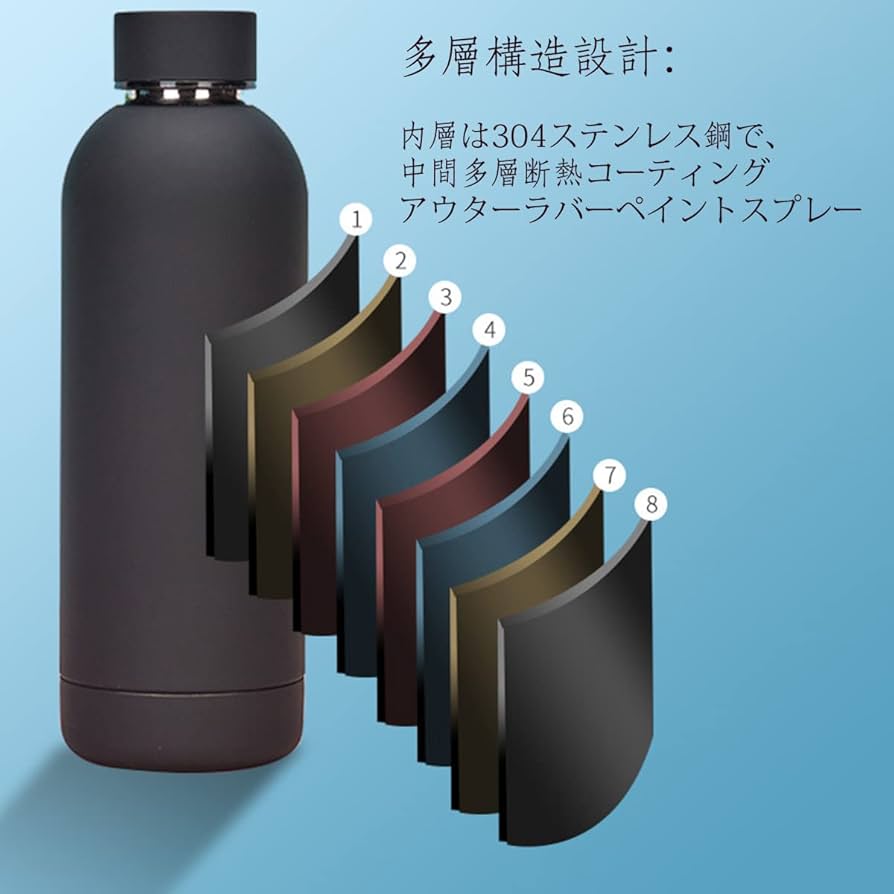 Amazon｜水筒 魔法瓶 350ml/500ml/750ml ステンレス鋼 二層真空