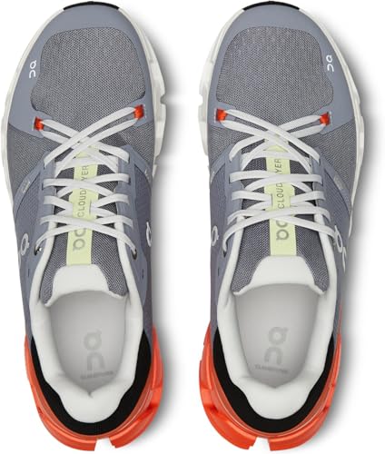 On On(オン) On Cloudflyer 4 Men's Running Shoes, Fossil/Flame, 25.0 cm