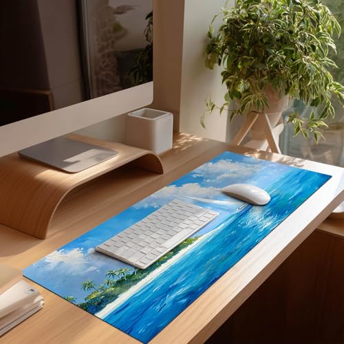 Tapis de souris de jeu 80 x 30 cm pour éviter les glissements de clavier sur le bureau