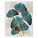 (40x50cm) Square Diamond Painting 5D DIY Carré Diamant Peinture Plein Forage Ginkgo Biloba Peinture par Diamants Carré pour Adultes Point De Croix Kit Diamant Art Kits Famille Strass Broderie Diamant