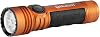 OLIGHT Seeker 4 Pro Rechargeable Torch USB-C Holster or Magnetic Charging, Powerful 4600 High Lumens Bright Flashlight for Emergencies, Camping, Searching Cool White 5700K~7000K, Orange [Energy Class A]