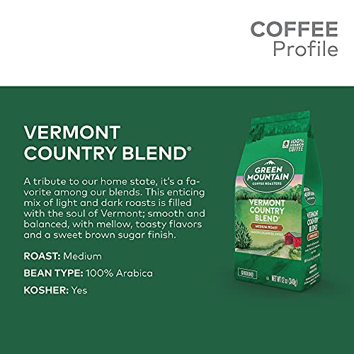 Green Mountain Coffee Signature Vermont Country Blend Ground Coffee 12oz (Pack of 4) - image 3