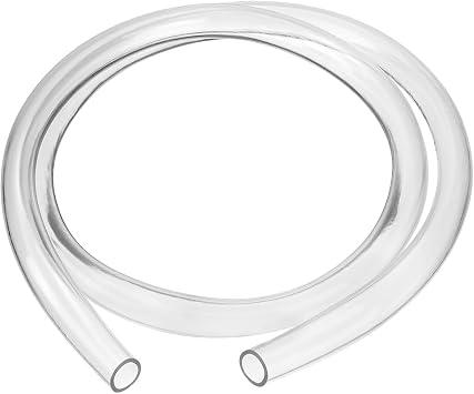 Yesallwas 5 Feet - 5/8 Inch16mm ID x 3/4 Inch20mm OD Clear Vinyl Tubing, Translucent Industrial Grade Plastic PVC Tubing Hose Pipe for Water Air Pump
