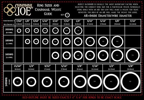 Chainmail Joe 1 Pound Bright Aluminum Chainmail Jump Rings 16G 5/16 ID (3000+ Rings)