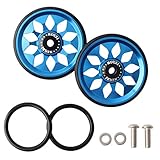 Easy Wheels para Brompton, bicicleta plegable silenciosa de aleación de aluminio, ligera y con estructura de...