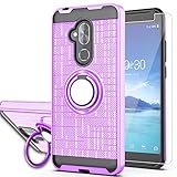 YmhxcY for Alcatel 7 Case, Revvl 2 Plus Case, Alcatel 7 Folio Case with HD Screen Protector, 360...
