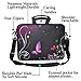 Purple Butterfly 9.7-Inch 10-Inch 10.1-Inch Netbook Tablet Shoulder Case Carrying Bag