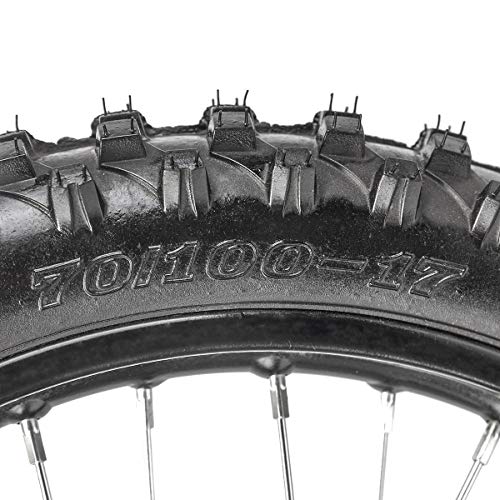 Tdpro Front 70/100-17 + Rear 90/100-14 Wheels Tires For Dirt Pit Bikes | 2.75X17 & 3.5-14 Tires And Rims Inner Tubes With 15Mm Bearings Motocross Off Road #TOP4