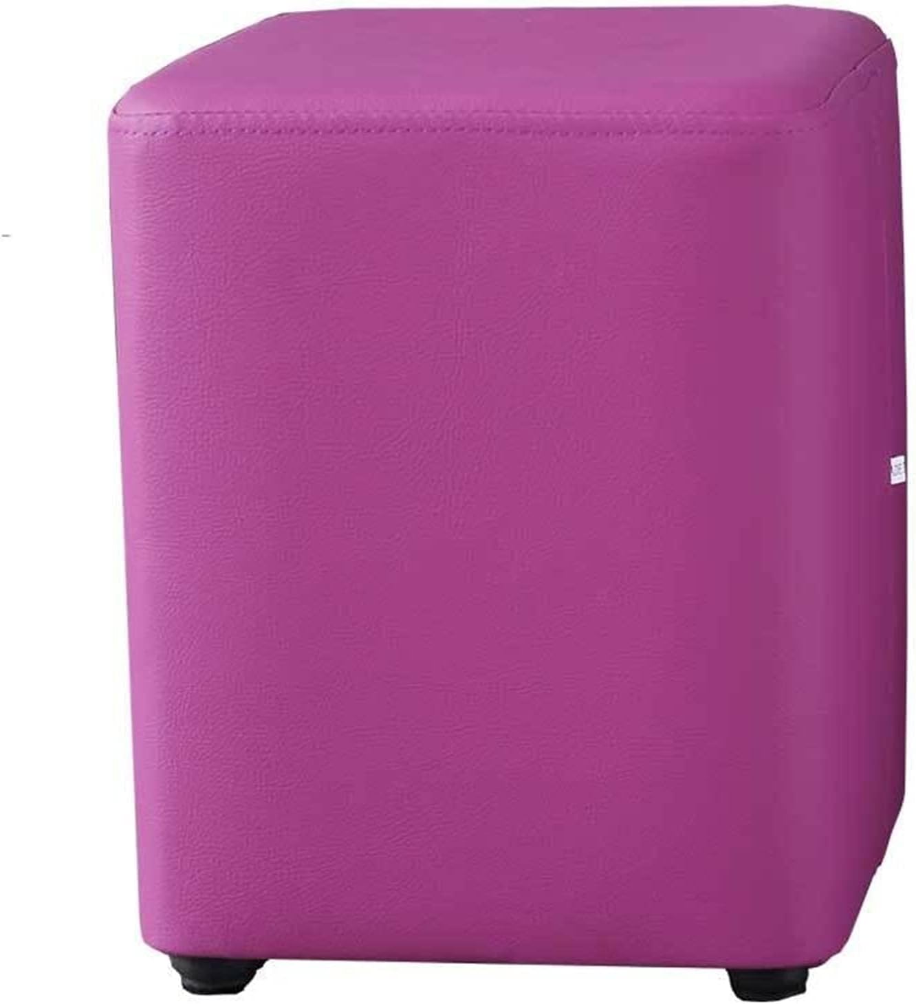 Creative Sofa Stool Coffee Table Stool Shoe Changing Stool Foot Stool Living Room Bedroom Sofa Furniture Decoration. (Color : Black) (Purple)