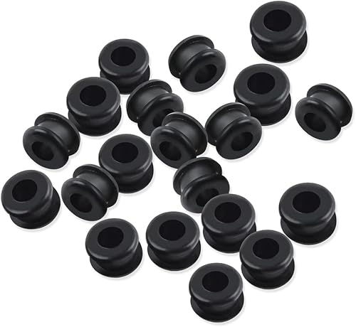 Miniatura 10 de 40 ojales de goma de repuesto antiguosvintagediscontinuos, para ventilador de techo Hunter (40 negro)