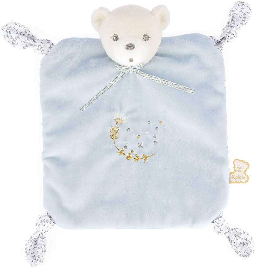 Kaloo Perle - 4 knots Comforter Bear - Blue - 20 cm