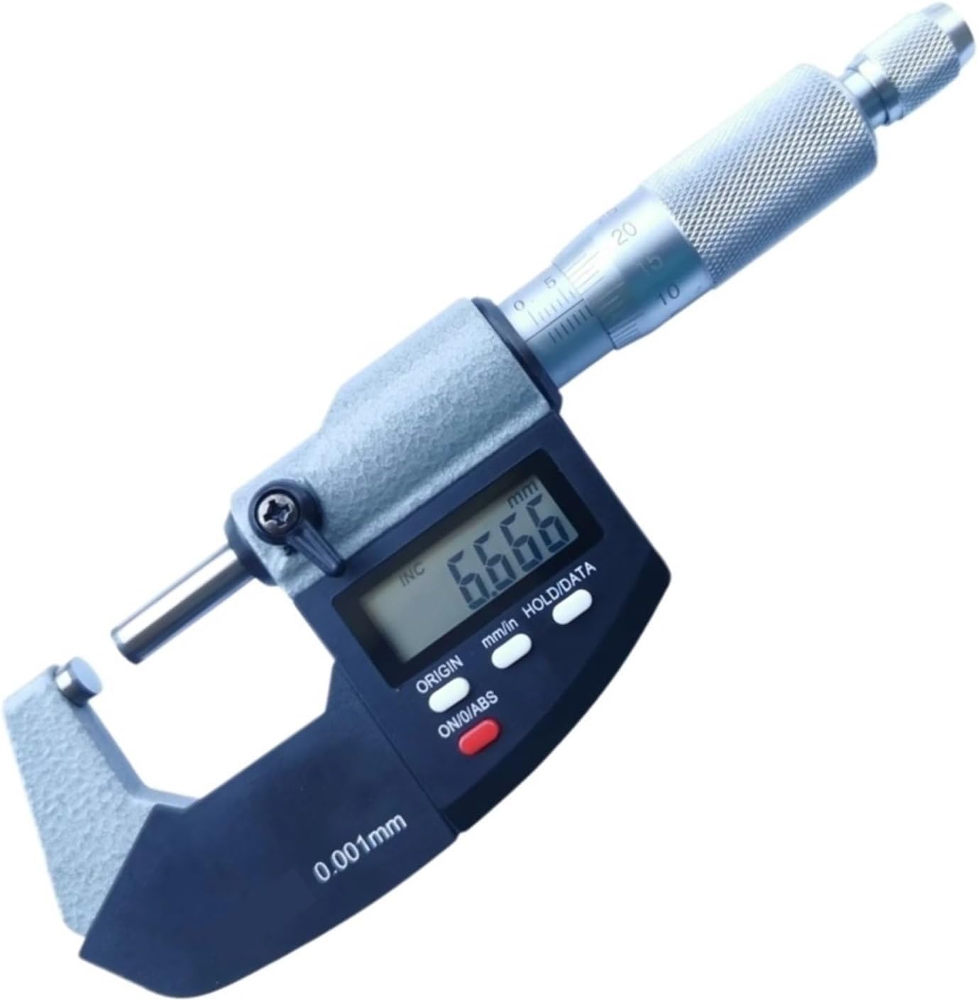 デジタルマイクロメーター、外側 0-25mm DIN863 標準 25-50mm 0.001mm 多機能ミクロン (Size :