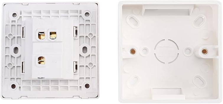Push to Exit Button for Door Access Control System ABS Material with Mounted Back Box Square Classic Shape