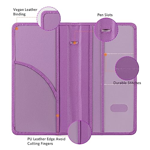 Image of CoBak Car Registration and Insurance Holder | Vehicle Glove Box Organizer, Auto Truck Compartment Document Case with Magnetic Closure for Insurance & Driver License