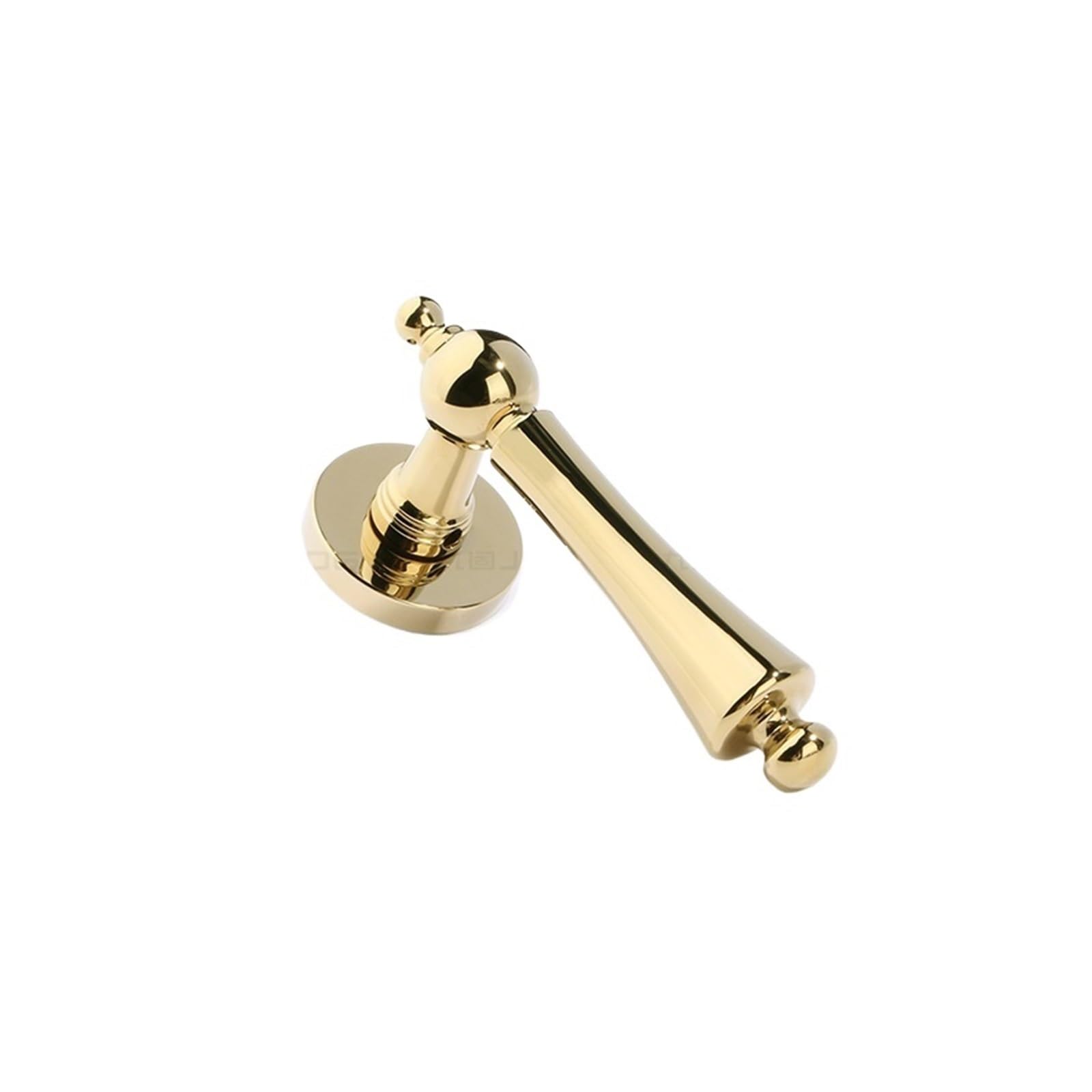 NYRXRYTCA American zinc Alloy Indoor Silent Door Lock Bedroom Wooden Door Handle Household Magnetic Door Split Lock(D31 1109 PVD silent)