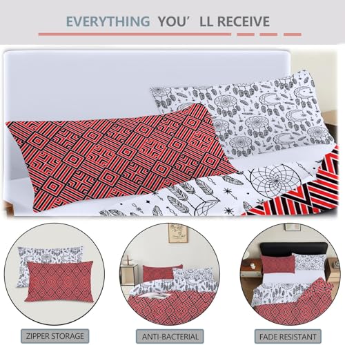 Housse de couette grand format microfibre douce motif attrape-rêves - 7