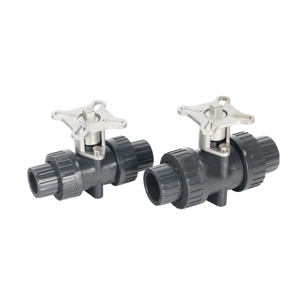 Robinet à tournant sphérique d'arrêt d'eau Chaude et Froide Unionvalve Robinet à tournant sphérique Plate-Forme Robinet à tournant sphérique vanne en Plastique