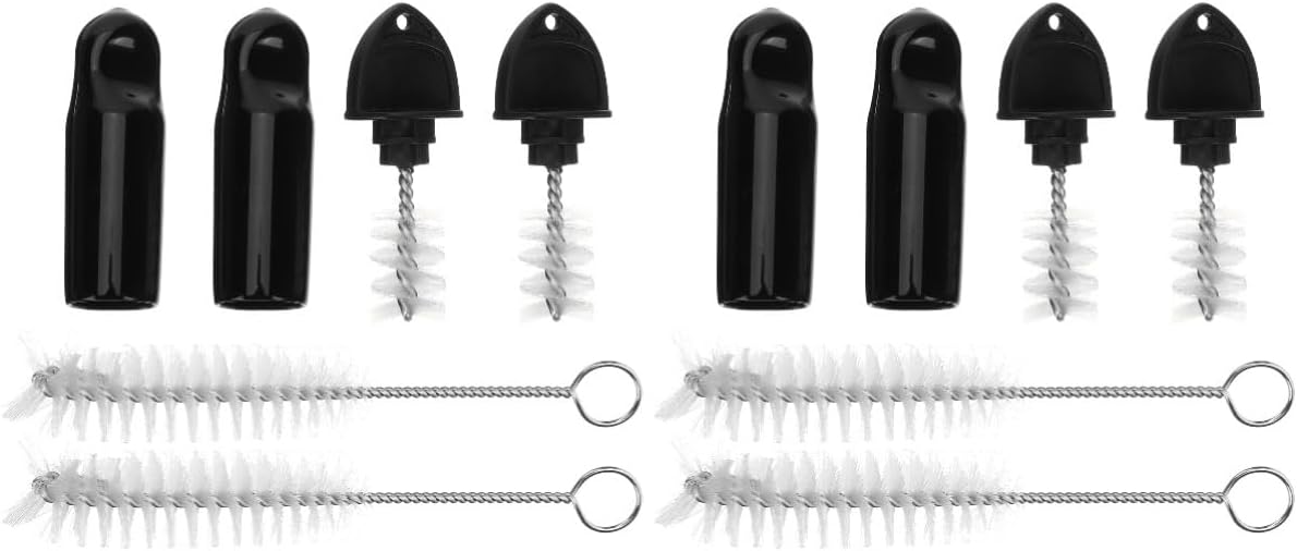 COLLBATH 2sets Beer Tap Caps Cleaning Kit Brushes Beer Line Cleaning Accessories Keg Line Maintenance and Home Brewing Use