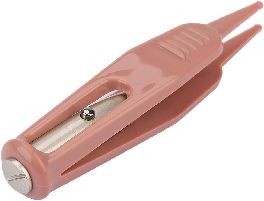 Stainless Steel Baby Nose Tweezers,Baby Nasal Tweezer,Baby Cleaning Tweezers Ear Nose Navel Cleaner Remover with LED Light Safety Forceps Body Care Plastic Cleaner Clip