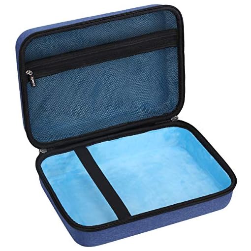 Aproca Hard Storage Travel Blue Case, for ieGeek 11.5", COOAU 11.5" / 12.5" Portable DVD Player - Image 3