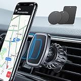 👍2020 UPGRADED CLAMP: Diese Magnet handyhalterung fürs Auto ist als „Hakenform“ ausgeführt und bildet „Drei Greifpunkte“, die die Auslaufschaufeln dicht schrauben können. Der Magnet handyhalterung auto IST GEBOREN FÜR INNOVATION UND PRAKTIKABILITÄT und löst das marktübliche Problem, dass er mit der Zeit leicht abzufallen ist.[Hinweis: Die maximale Länge der Klemme beträgt 25 mm / 0.98in]