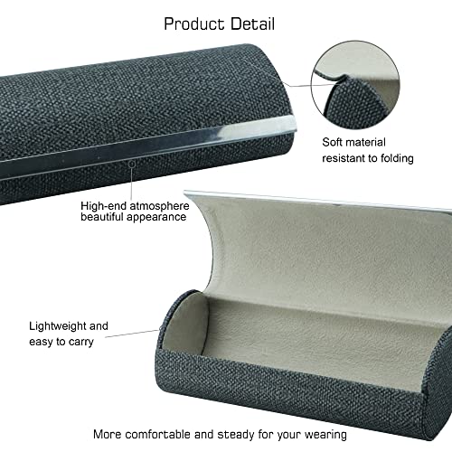 Image of VisionGlobal Hard Shell Eyeglass Case for Eyeglasses and Sunglasses for Men /Women and Kids