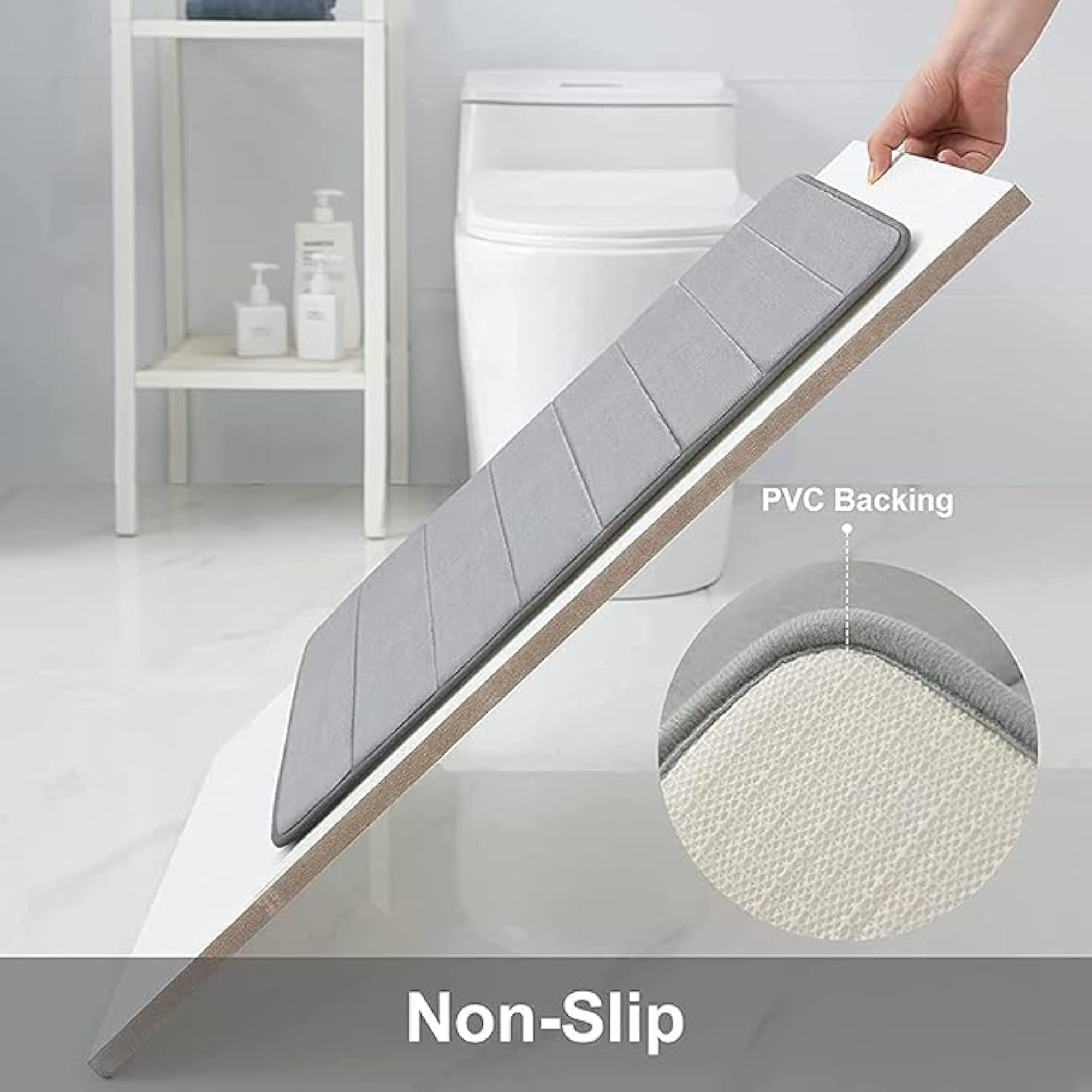 Memory Foam Bath Mat, Non-Slip and Soft