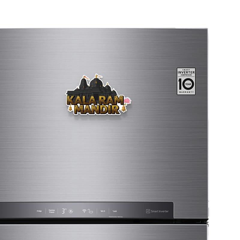 Image of Kalaram Temple Fridge Magnets, Glossy Finish, Stylish Magnet for Fridge, Wardrobe & Metal Surfaces