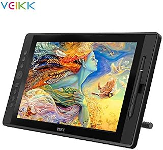 VEIKK Drawing Monitor Tablet, VK1560 Drawing Tablet with Screen Full HD IPS Pen