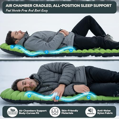 Gear Doctors® ApolloAir 5.2 R-Value [17oz] Ultralight Insulated Inflatable Camping Sleeping Pad — Backpacking Sleeping Pad— Camping Mattress Compact Lightweight for Hiking—Air Mattress for Backpacking by Gear Doctors - Image 7