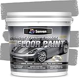 Specialty Epoxy Garage Floor Coating 1 Gallon Dark Gray Concrete Floor Paint Basement Paint for Concrete Floor, Acrylic Garages Concrete Paint for Basement Floors, Porches, Driveways & Pool Decks