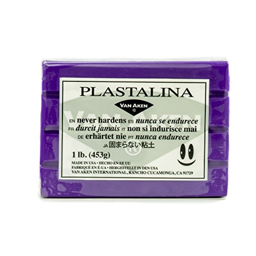 Van Aken Plastalina Modeling Clay 1 lb. bar violet