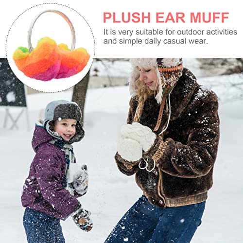 Orejeras de invierno de felpa con triple capa protectora de viento 5