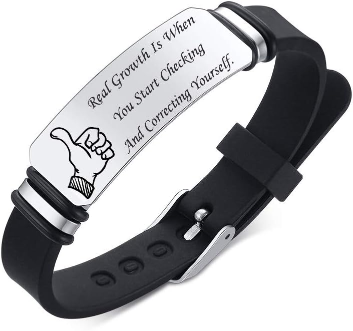 Custom Mens Bracelet Personalized Braided Engraved Name Bracelets for Men Customized ID Cuff Wristband Gift for Dad Husband Boyfriend