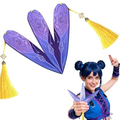 Accesorios de Anime Juguetes, Armas dagas Armas de Cosplay, Accesorios de Cosplay y joyería fantástica, Accesorios para Disfraces de Cosplay Armas para Halloween Carnaval Disfraces (Morado 3) | Ya disponible en tu tienda friki favorita! En mundofriki.es!