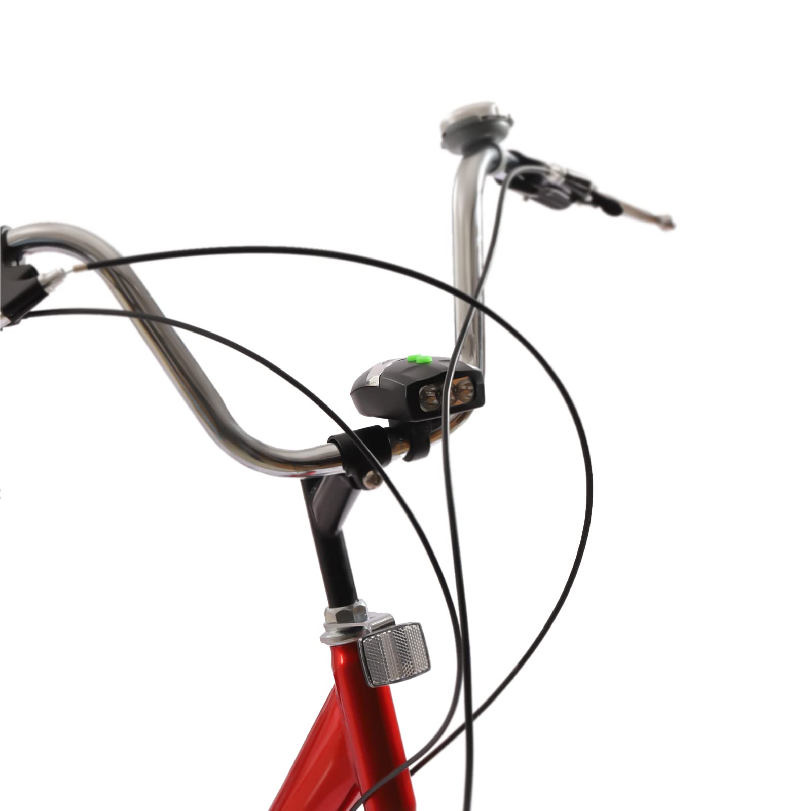 Tricycle 24 pouces pour adultes, vélo pliable à 7 vitesses, vélo à 3 roues, capacité de charge 140 kg, avec lumière LED et porte-gobelet à eau