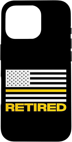 Miniatura 20 de iPhone 16 911 Police Dispatcher Gift Retired Thin Gold Line Flag Life Case