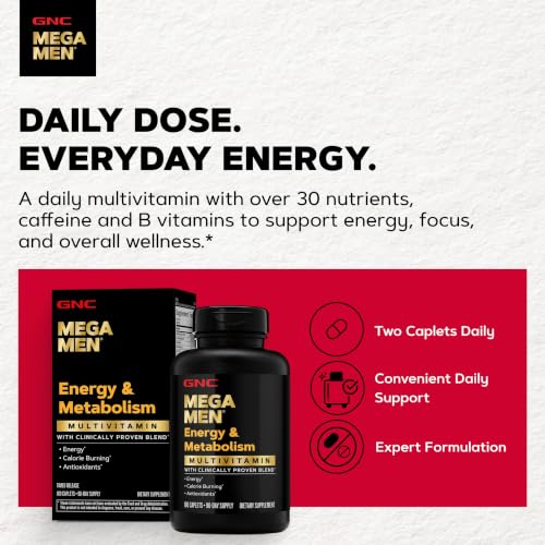 GNC Mega Men Energy & Metabolism Multi