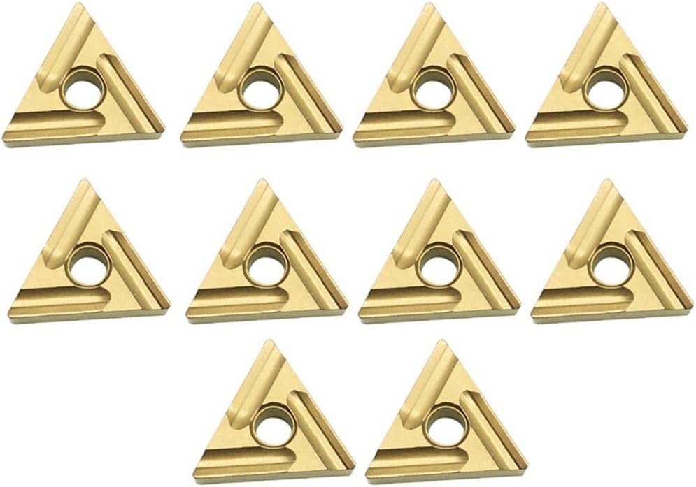 10Pcs For Tungaloy TNMG160408R-S CNC Carbide Turning Inserts For Steel Stainless Steel Cast Iron Processing Medium High Load Continuous Intermittent Cutting