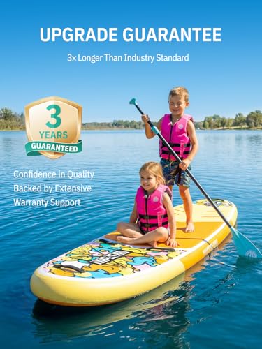 Image of Niphean Inflatable Stand Up Paddle Board with SUP Accessories, Anti-Slip EVA Deck, 10'6'' Inflatable Paddle Boards for Adults & Youth of All Skill Levels