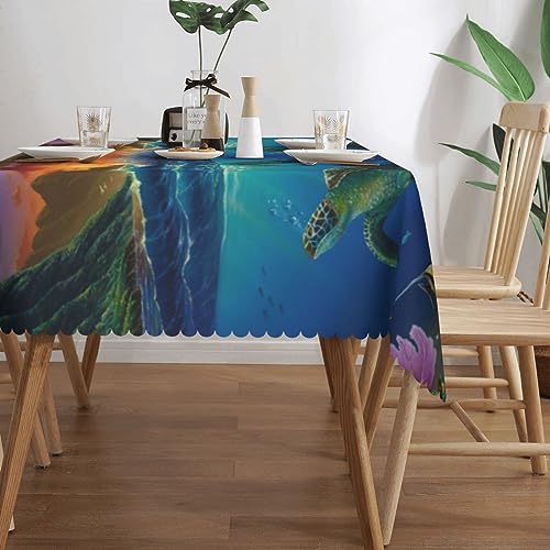 Nappe rectangulaire tortue de mer de qualité supérieure et durable - 4