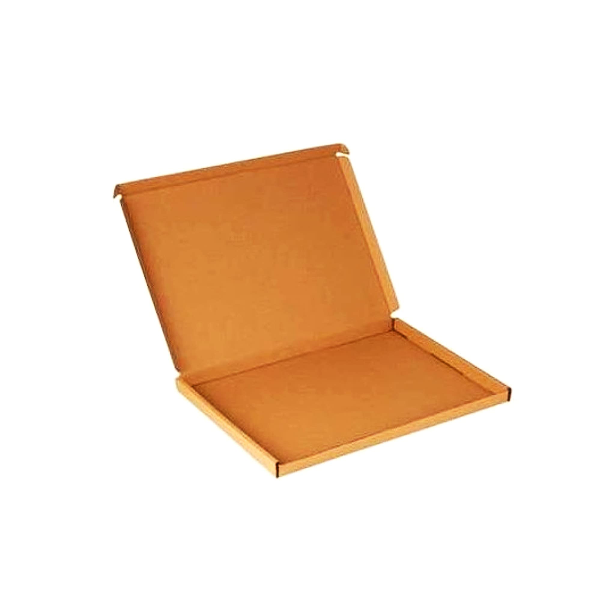 Bricoloco Cajas de cartón pequeñas o grandes automontables para envíos postales, almacenaje, mudanza, regalos, pastelería. Caja con tapa de fácil montaje. (250x200x20 mm, Cantidad 10 unidades)