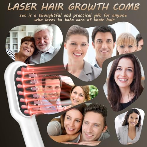 Laser Hair Growth Comb, Hair Growth Device, promote hair growth in women and men