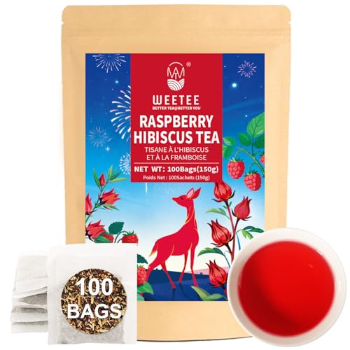 Bags 100 Count, Hibiscus, Lemongrass & Rosehip Blend With Na