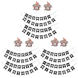 Installation facile : ce kit de décoration pour fête d'anniversaire comprend des fanions à suspendre et un drapeau à , pour une installation rapide et simple, idéale pour les organisateurs de fêtes et d'événements pressés. décoration de fête sur le thème du drapeau à , bannière « joyeux anniversaire »