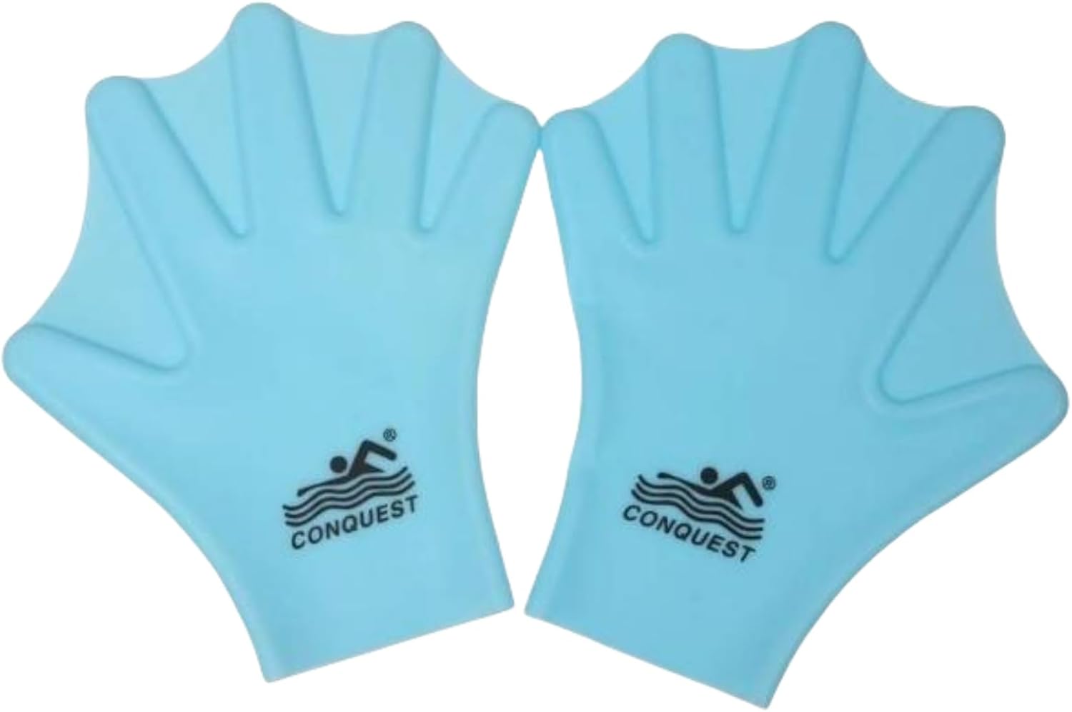 Kids Adults Webbed Swimming Gloves,Hand Flippers for Swimming, Silicone Swim Gloves for Lap Swimm,Water Aerobics Hand Fins for Scuba Diving Training,Hand Swim Fins