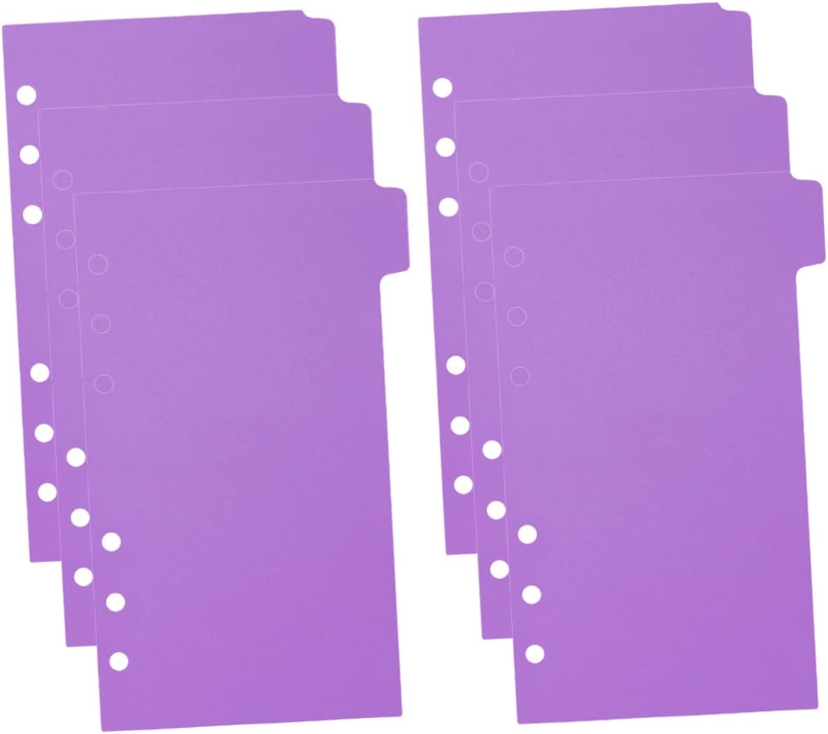 NUOBESTY 1set Pocket Separator Notebook Dividers Index